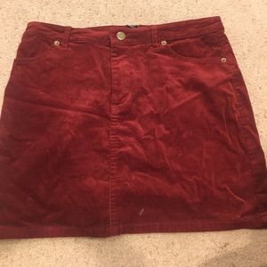 Corduroy mini skirt✨